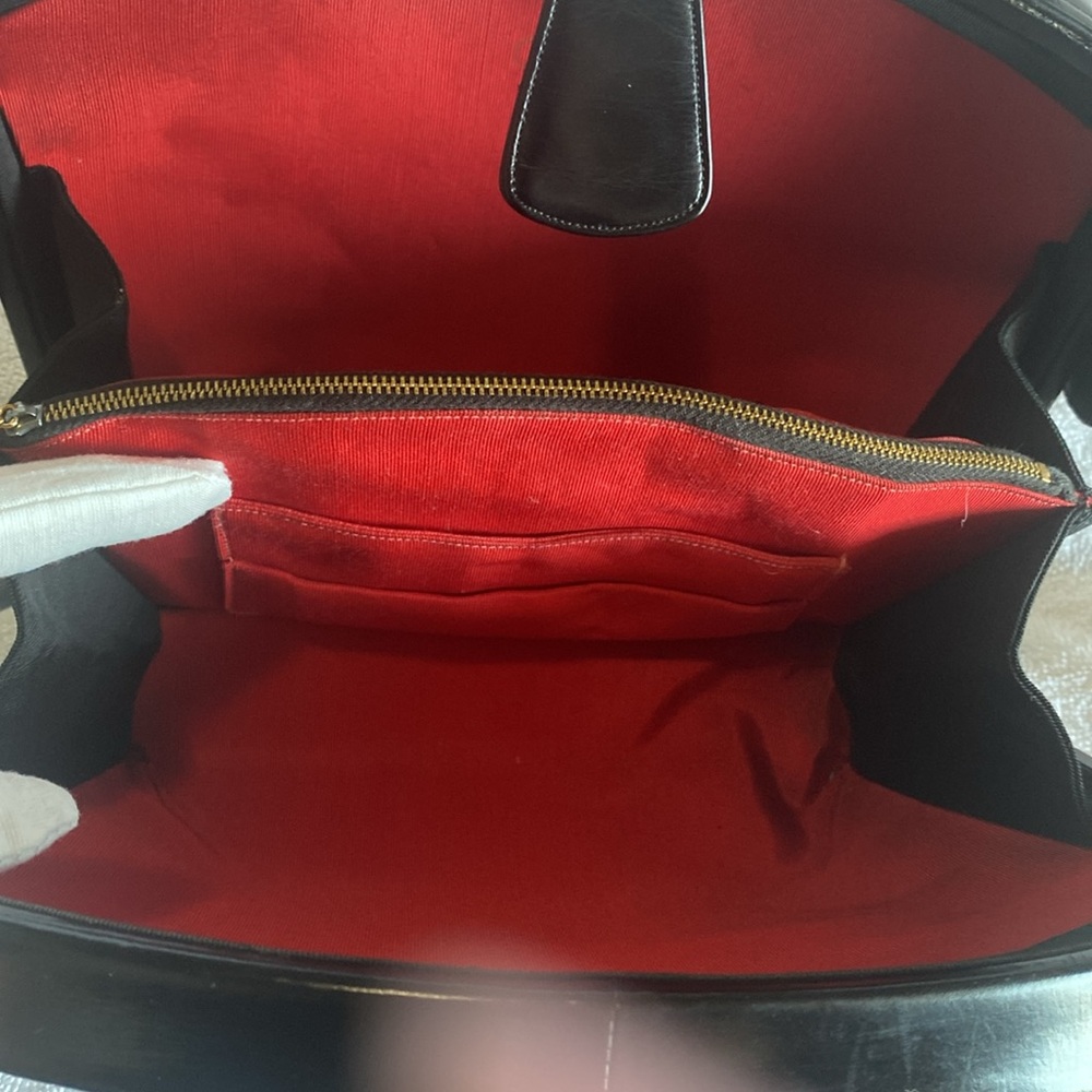 π₯β€οΈππ» EUC Coblentz Original 1950s Vintage Black Structured Handbag ππ»β€οΈπ₯ - Picture 10 of 16